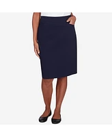 Alfred Dunner Women's Classic Stretch Waist Skirt