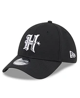 New Era Men's Black Houston Texans B-Dub 39THIRTY Flex Hat