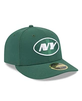 New Era Men's Green York Jets Omaha Low Profile 59FIFTY Fitted Hat