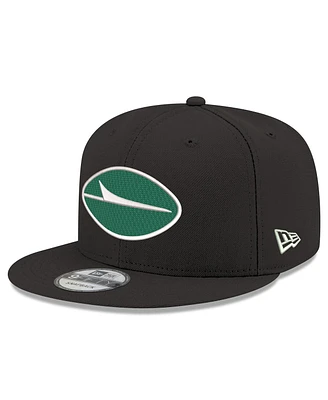 New Era Men's Black New York Jets Standard 9FIFTY Snapback Hat