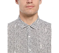 Perry Ellis Men's Scribble Line Shirt