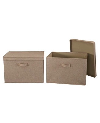 Household Essentials Wide Storage Box with Lid