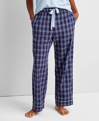 State of Day Women's Printed Poplin Pajama Pants Xs-3X, Exclusively at Macy's