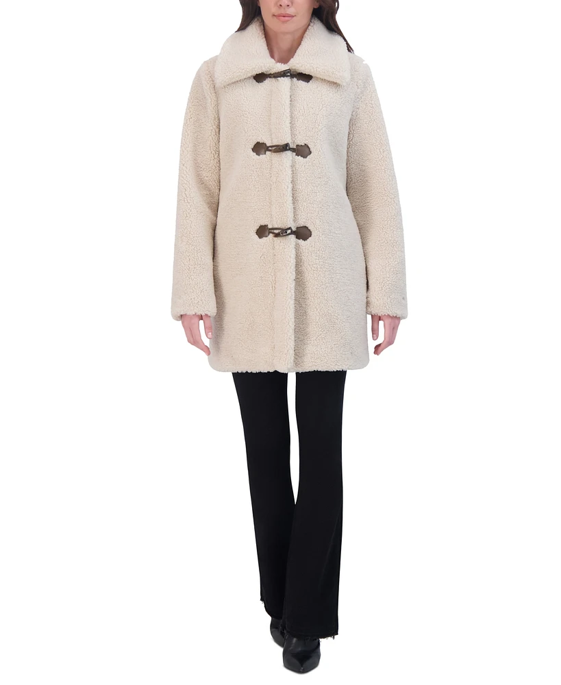 Laundry by Shelli Segal Women's Teddy Toggle Coat