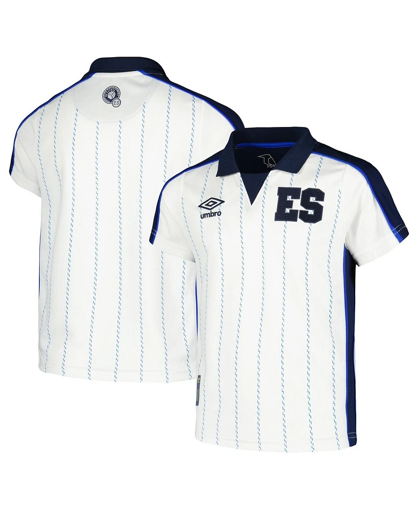 Umbro Youth White El Salvador National Team 2024 Fourth Replica Jersey