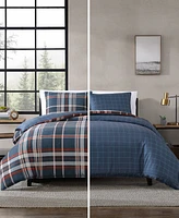 Eddie Bauer Shasta Lake Microsuede Piece Duvet Cover Set