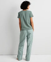 State of Day Women's Printed Poplin Pajama Pants Xs-3X, Exclusively at Macy's