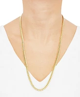 Italian Gold Miami Cuban Link 26" Chain Necklace (6mm) in 10k Gold