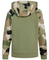 adidas Big Boys Camo Colorblocked Pullover Hoodie