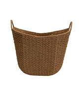Household Essentials Natural Paper Rope Basket with Handles