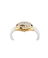 Plein Sport Men's Tigermaster Three Hand Date Quartz White Silicone 47MM