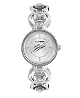 Plein Sport Women's Supernova Two Hand Quartz Silver Stainless Steel Jewelry Clasp closure 34MM