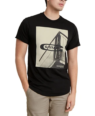 G-Star Raw Men's Hq Oldskool Relaxed-Fit Logo Graphic T-Shirt
