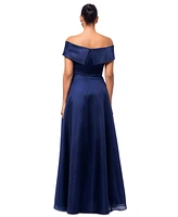 Xscape Women's Off-The-Shoulder Sweetheart Gown