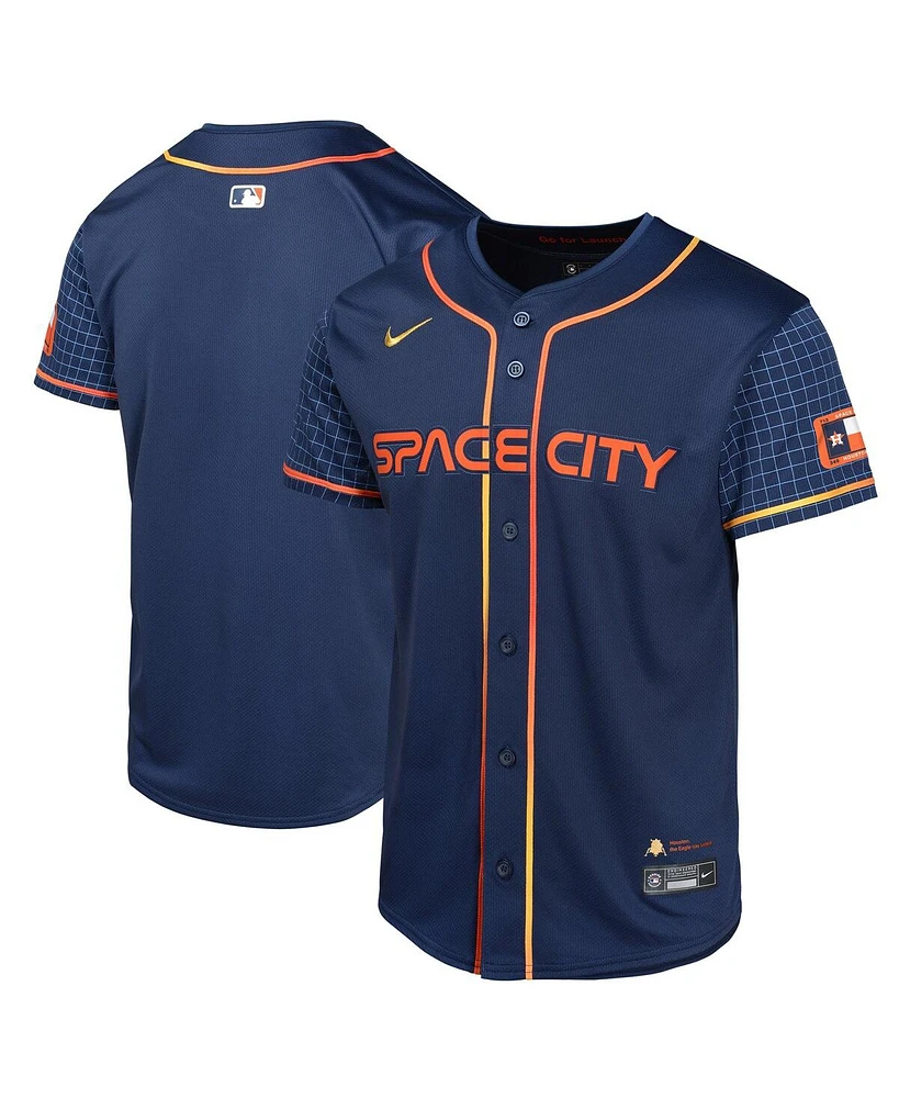 Nike Big Boys and Girls Navy Houston Astros City Connect Limited Jersey