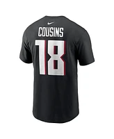 Nike Men's Kirk Cousins Black Atlanta Falcons Player Name Number T-Shirt