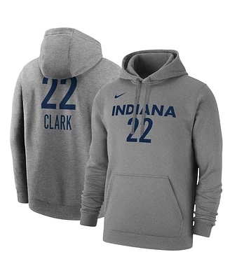 Nike Men's and Women's Caitlin Clark Heather Gray Indiana Fever 2024 Wnba Draft Player Name Number Pullover Hoodie