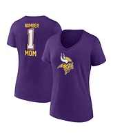 Fanatics Women's Branded Purple Minnesota Vikings Mother's Day V-Neck T-Shirt