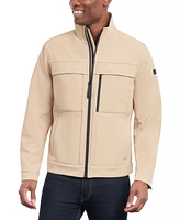 Michael Kors Men's Dressy Full-Zip Soft Shell Jacket