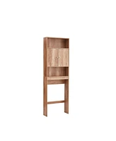 Streamdale Furniture Home Bathroom Shelf Over-The-Toilet, Bathroom Spacesaver, Bathroom, Toilet Storage Cabinet, Wood