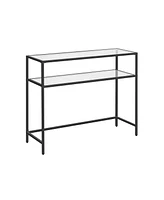 Slickblue Tempered Glass Console Table