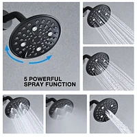 Streamdale Furniture Single Handle 5-Functions Shower Head Set With Tub Spout (Valve Included)