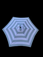 9FT Umbrella Ice Blue Stripe