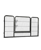 Streamdale Furniture Dog Playpen Designed For Camping, Yard, 28" Height For Medium/Small Dogs, 4Panels