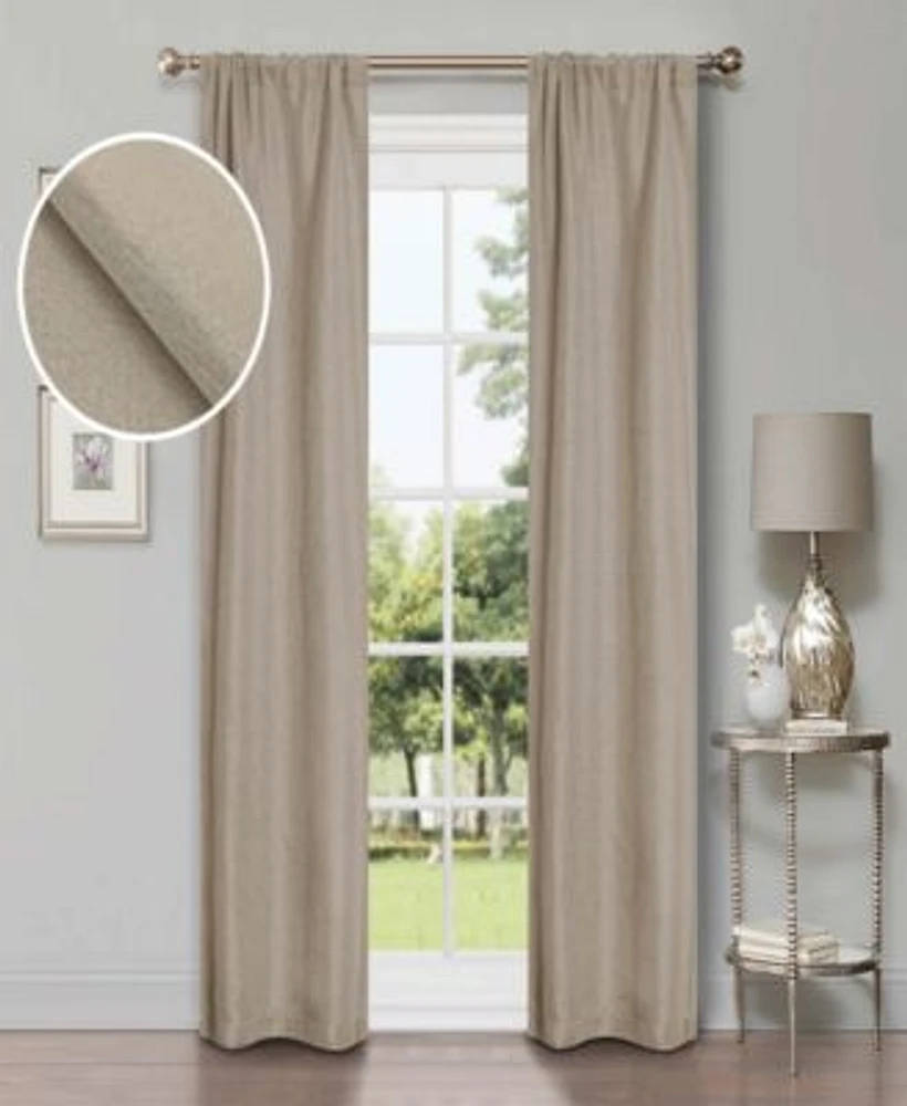 Superior Linen Inspired Classic Room Darkening Fade Resistant Piece Curtain Set