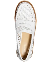 Michael Michael Kors Women's Eden Woven Loafer Flats