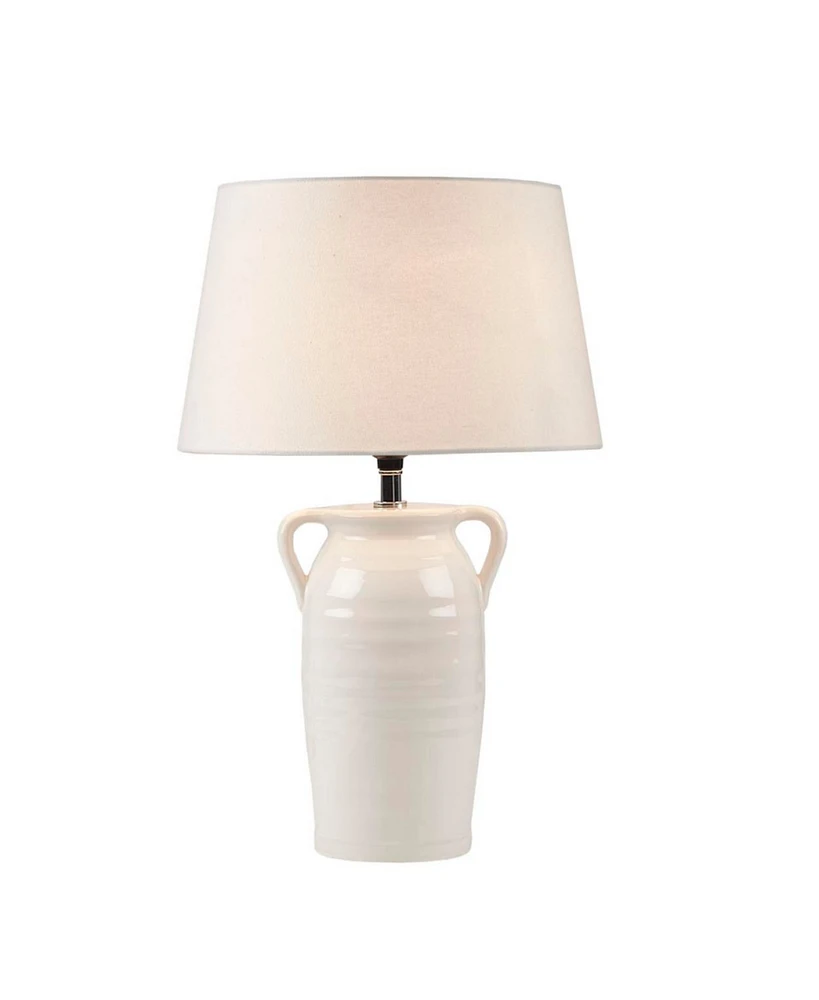 Streamdale Furniture Everly Ceramic Table Lamp With Handles