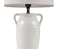 Everly Ceramic Table Lamp With Handles