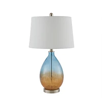 Streamdale Furniture Cortina Ombre Glass Table Lamp