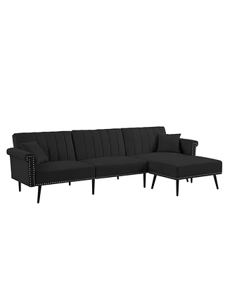 Simplie Fun Sectional Sofa Bed