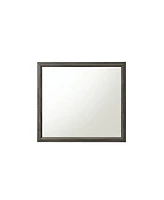 Streamdale Furniture Elettra Mirror, Rustic Walnut