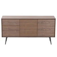 Simplie Fun Modern Sideboard, Buffet Cabinet, Storage Cabinet, Tv Stand Anti-Topple Design