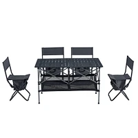 Portable Folding Outdoor Table and Chair Set