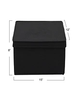 Household Essentials Large Fabric Storage Bins 2 Pack