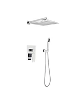 Streamdale Furniture Luxury Wall-Mounted Rain Mixer Shower Set