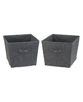 Household Essentials Medium Fabric Storage Bins 2 Pack