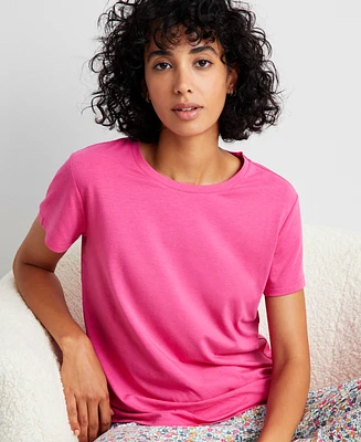 State of Day Women's Cotton Blend Short-Sleeve Sleep Tee Xs-3X