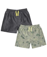 Gerber Toddler Boys' Swim Trunks - Sailboats 2-Pack