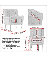 Streamdale Furniture Foam-Filled Mid Century Accent Chair