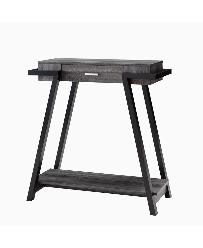 Simplie Fun Console Distressed Grey Black