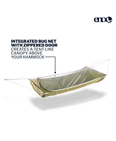 Eno SkyLite Hammock - 1 Person Flat, Portable Hammock - Integrated Hammock Bug Net