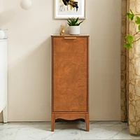 Streamdale Furniture Bathroom Floor & Linen Cabinet, Adjustable Shelves