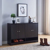 Streamdale Furniture Shoe Cabinet Red Cocoa