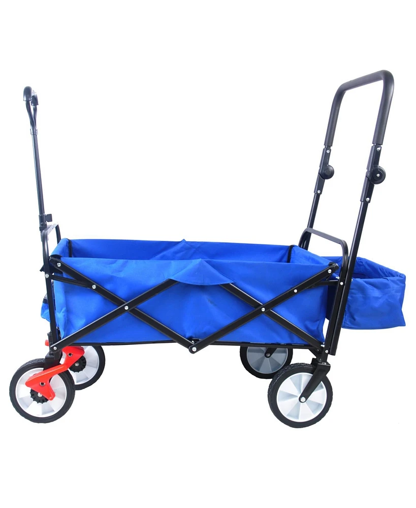 Streamdale Furniture Folding Wagon Collapsible Outdoor Utility Wagon