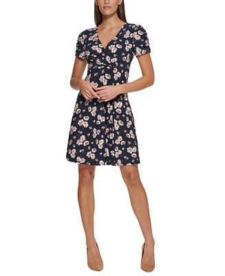 Tommy Hilfiger Women's Printed Fit & Flare Dress