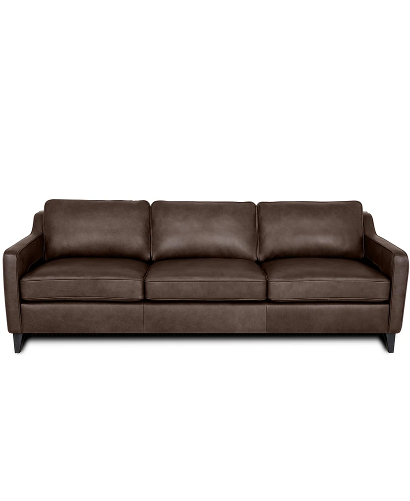 Rutherford Home Bari 92" Leather Sofa